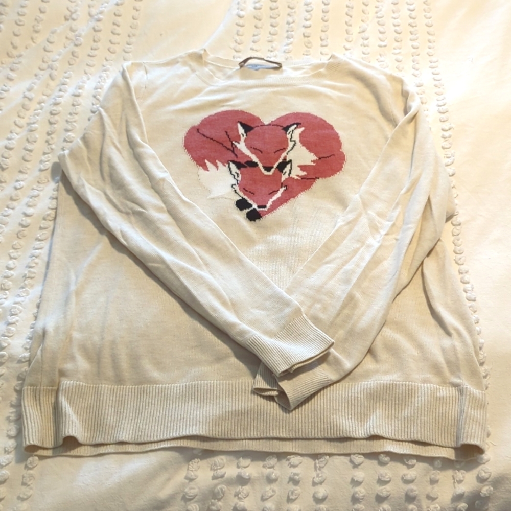 Loft, Fox heart, sweater